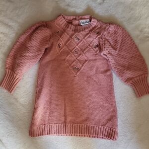 Nicole Miller Pink Sweater Dress (3T)